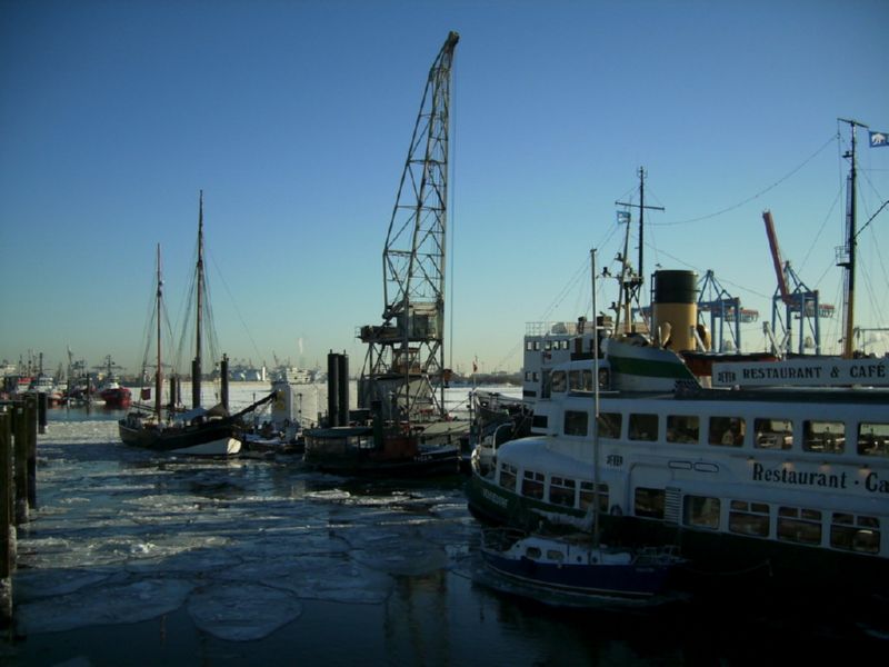 Veteranen im Museumshafen Hamburg - Winterbilder Hamburg