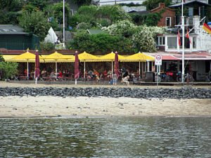 Strandperle in Hamburg an der Elbe