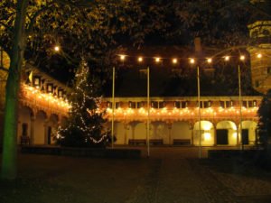 Weihnachtsbaum beim Schloss Reinbek